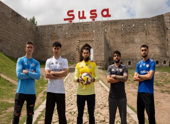 &quot;Qarabağ&quot; klubu Şuşada yeni formalarını təqdim edib